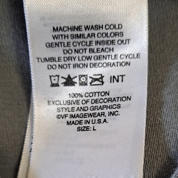 Harley-Davidson Gray Long Sleeve Top - Picture 4 of 5